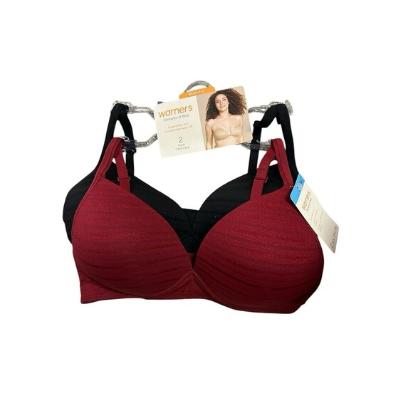 Warners Elements Of Bliss 34C Bras Wireless 2 Pack - Picture 1 of 5